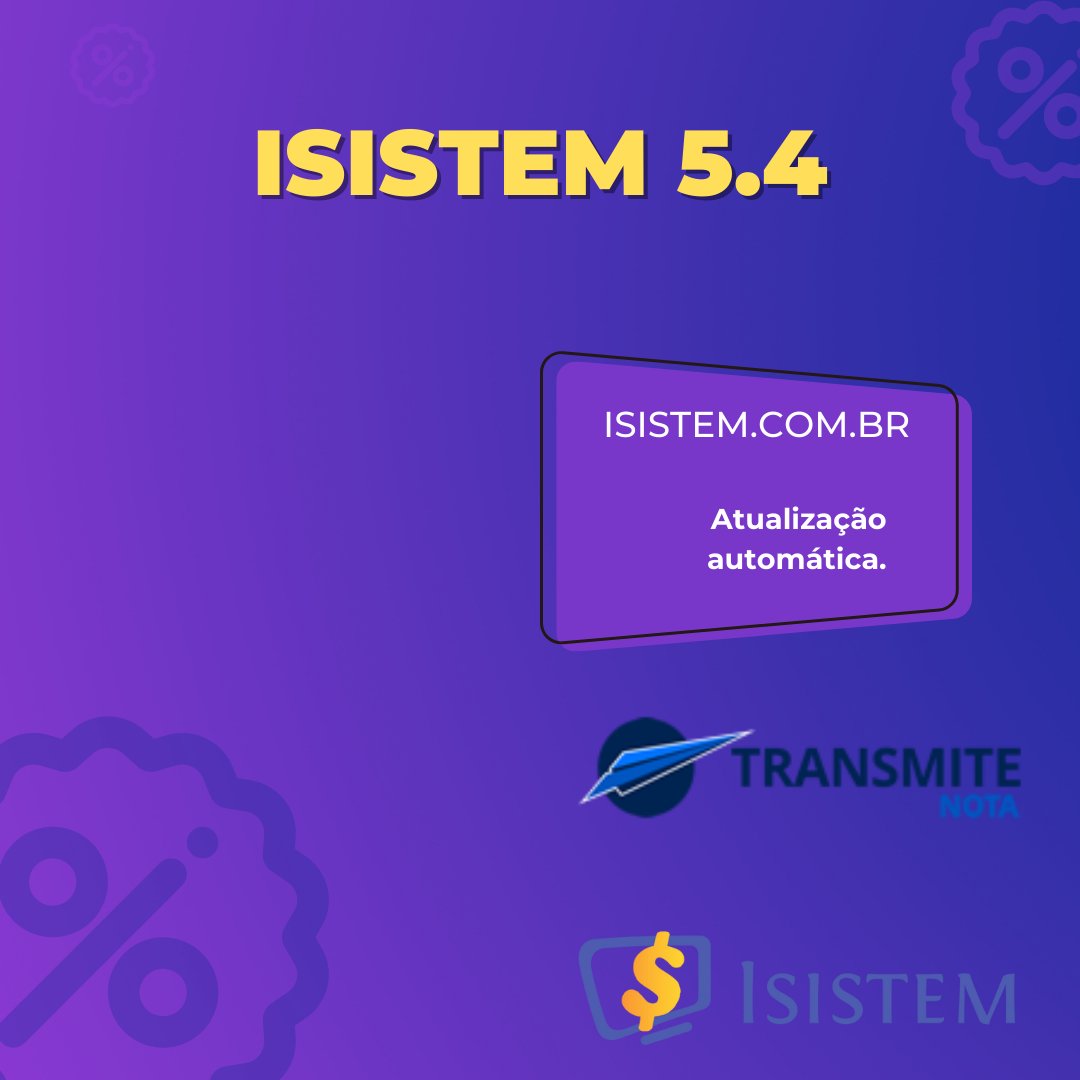 Isistembr's tweet photo. Nova versão do Isistem esta liberado! Isistem 5.4 com API para Nota Fiscal Eletrônica via Transmitenota.

https://t.co/Cl4w8KQVaE

#Isistem #Gerenciador #Host https://t.co/bA5gNDbHsI