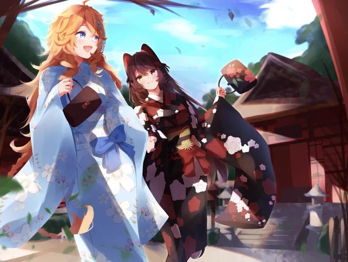 ギバとこ初詣 #いぬいらすと #えらすとや 