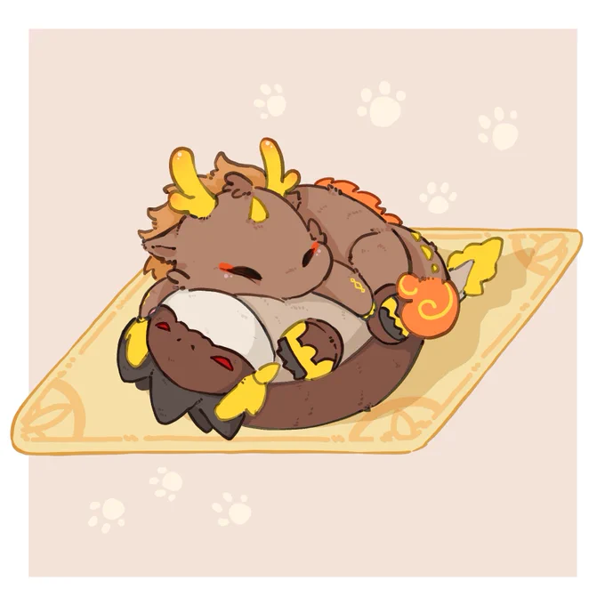 #原神 #GenshinImpact #若钟 #ReZhong #钟离finally fall asleep! 