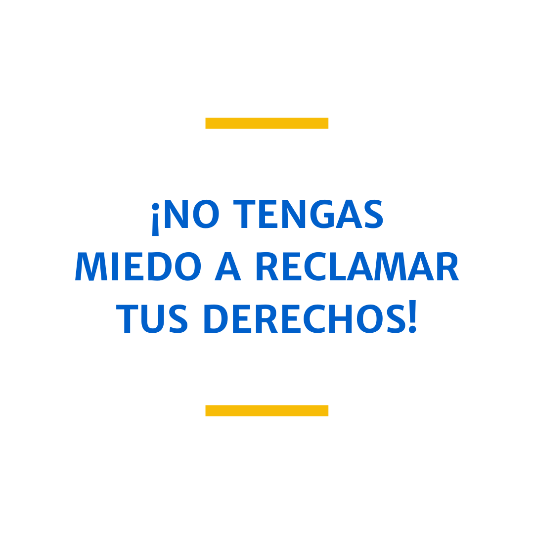 🙅🏻♂️ ¡NO TENGAS MIEDO A RECLAMAR! 🙅🏻♀️

 Existe la Garantía de Indemnidad que protege al trabajador que reclama, por lo que no te pasará nada si exiges los derechos laborales que te pertenecen.

Más info: asaes.es/reclamaciones/…