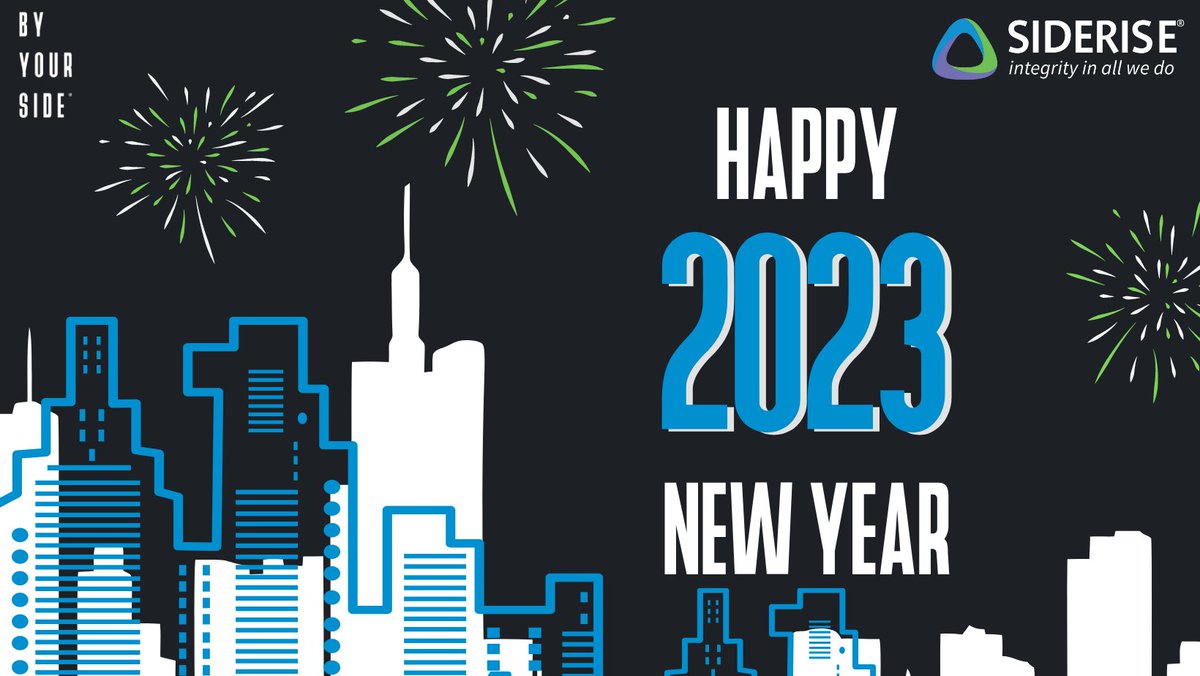 #HappyNewYear from everyone at Siderise! Here's to another year of being #ByYourSide on great projects, industry collaborations, and bringing some exciting advancements in #PassiveFireProtection and #Acoustics to the market! #2023 #BackToWork #Construction