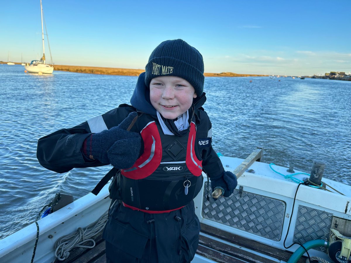 2 days into 2023 and <a href="/wellsseacadets/">SeaCadetsWells</a> are out on the water with cadets practicing for RYA Level 2 powerboating qual and making the most of the lovely sunlit landscape. Happy New Year