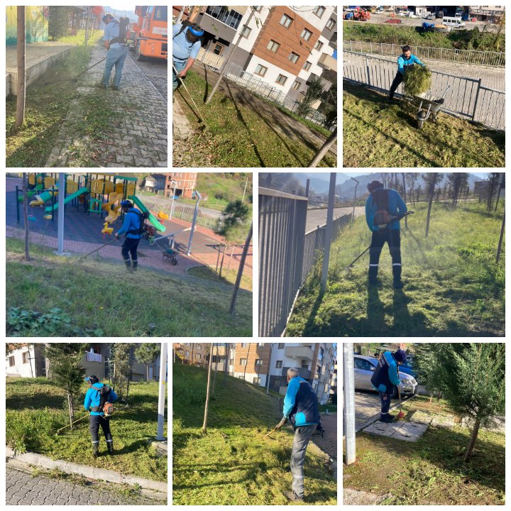 YomraToki61's tweet photo. Otapark alanlarında, kaldırımlarda büyüyen yabani otlar ve yeşil alanlarımız da ki çimleri biçme işlemlerimiz devam etmektedir.
-Çevre aydınlatmalarımız da kaçak olan arızalar giderildi.
-Blok girişleri ve yangın çıkışları haşarelere ve böceklere karşı ilaçlama yapılmıştır.
+ https://t.co/VsYjgcvpeF