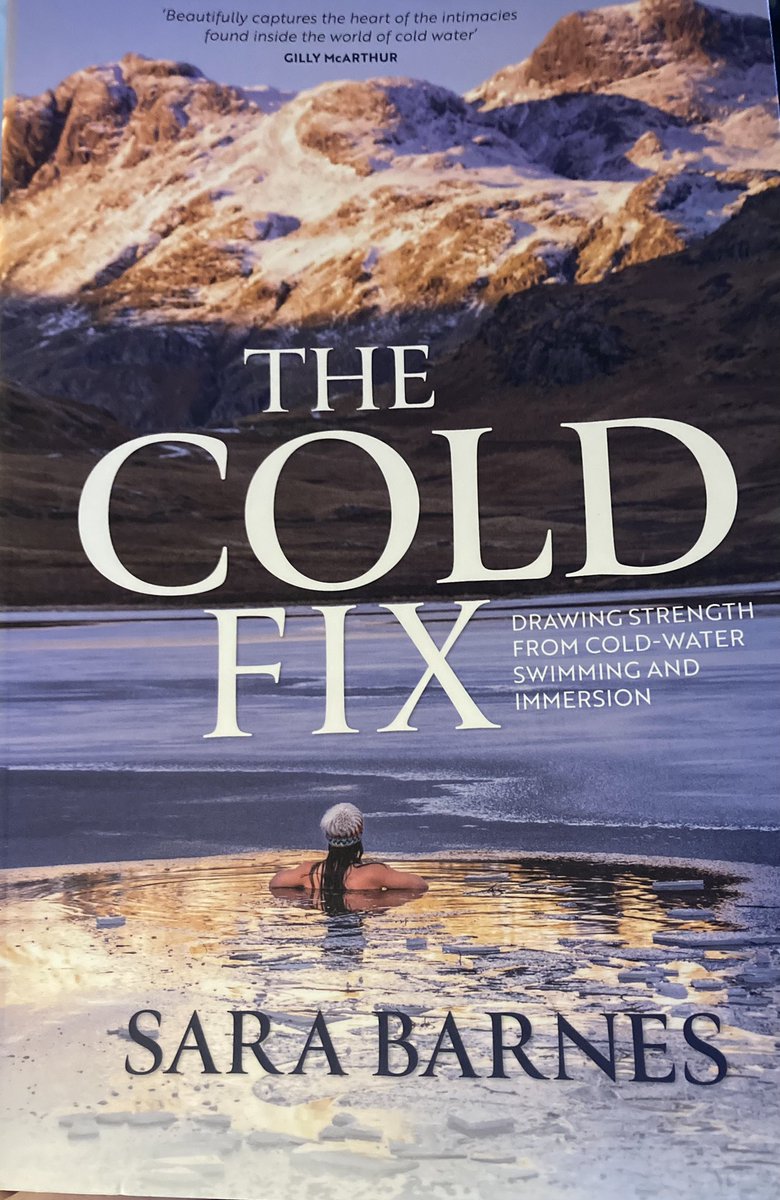 katho333's tweet photo. If you’re looking for a deep dive (🙈🤭) into the psychology of cold water swimming, this is the book for you! @sarabandco discusses with others the almost essential need for exposure to vulnerability, deeper self awareness and the huge benefits of the process 
@VertebratePub https://t.co/BLHBmZtdH6