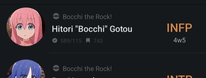 Bocchi the Rock!: Hitori Gotoh (INFP) - Practical Typing