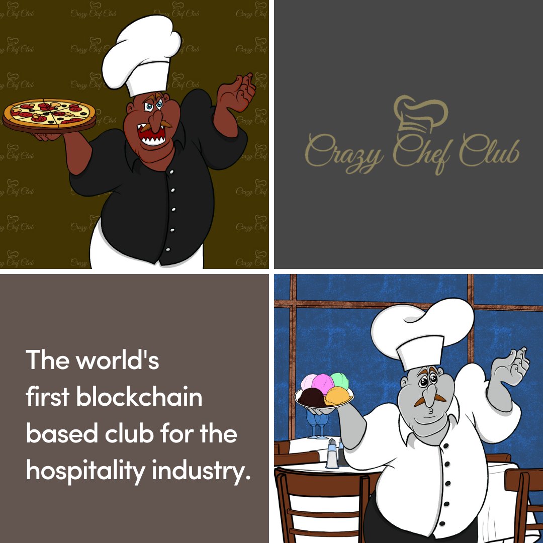 CCC is glamour and fashion, CCC is a lifestyle, it’s a movement, and it’s also a revolution in the hospitality industry. 

Everything will start with a collection of 10,000 Chef NFTs.

#crypto #crazychefclub $HOSPO #NFT #NFTcollector