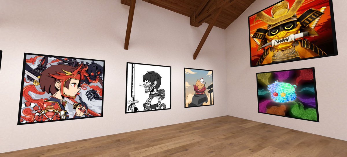 Wow!! New samurai⚔ ＆Diamond💎

Amazing #NewExhibits✨✨
Thank you 💛💛
<a href="/Meizuko2/">Meizuko X Aozora</a> 
<a href="/kuro_kun22/">Kuro-kun</a> 
<a href="/erziol_nft/">Anjal & Enenra NFT</a> 

#NFTCommuntiy 
#baychanmuseum