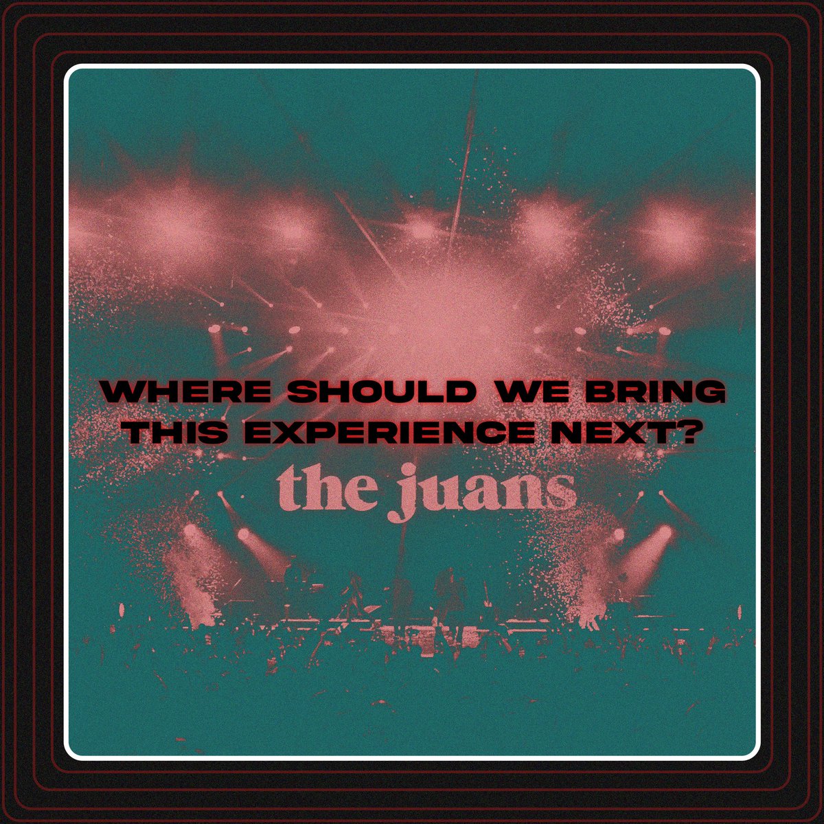 TheJuans_BAND's tweet photo. Saan kaya kami sunod na maghahatid this 2023? 🫣 https://t.co/LFcFM1iMdM