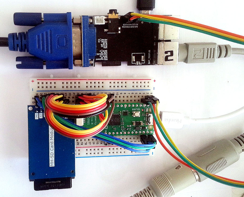 guidol70's tweet image. #Pico-11/40 #pdp11 serial on a #Lilygo #TTGO #VGA32 #FabGL #Terminal at 9600 Baud