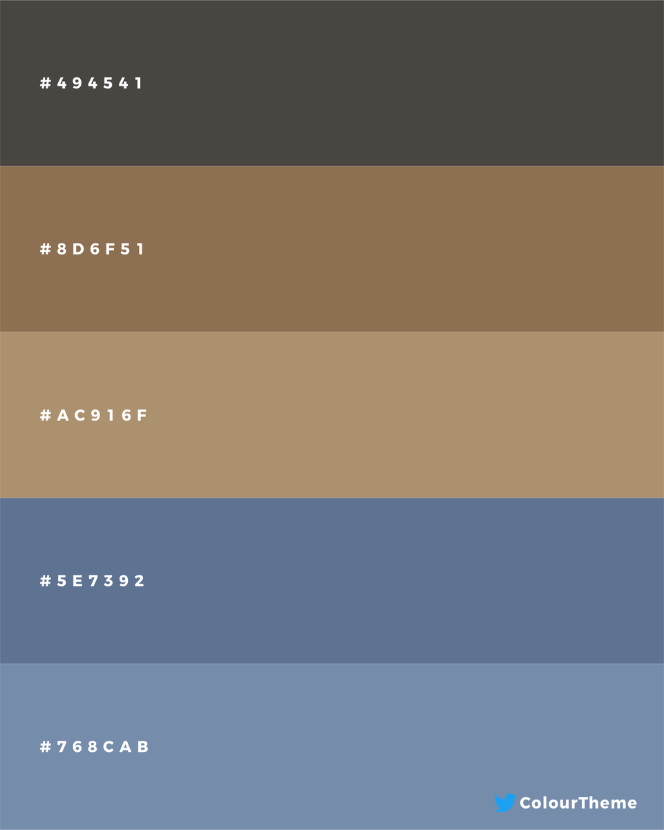 ColourTheme's tweet photo. Palette 3
@CarlBovisNature

#ColourTheme https://t.co/2327lXDoXM