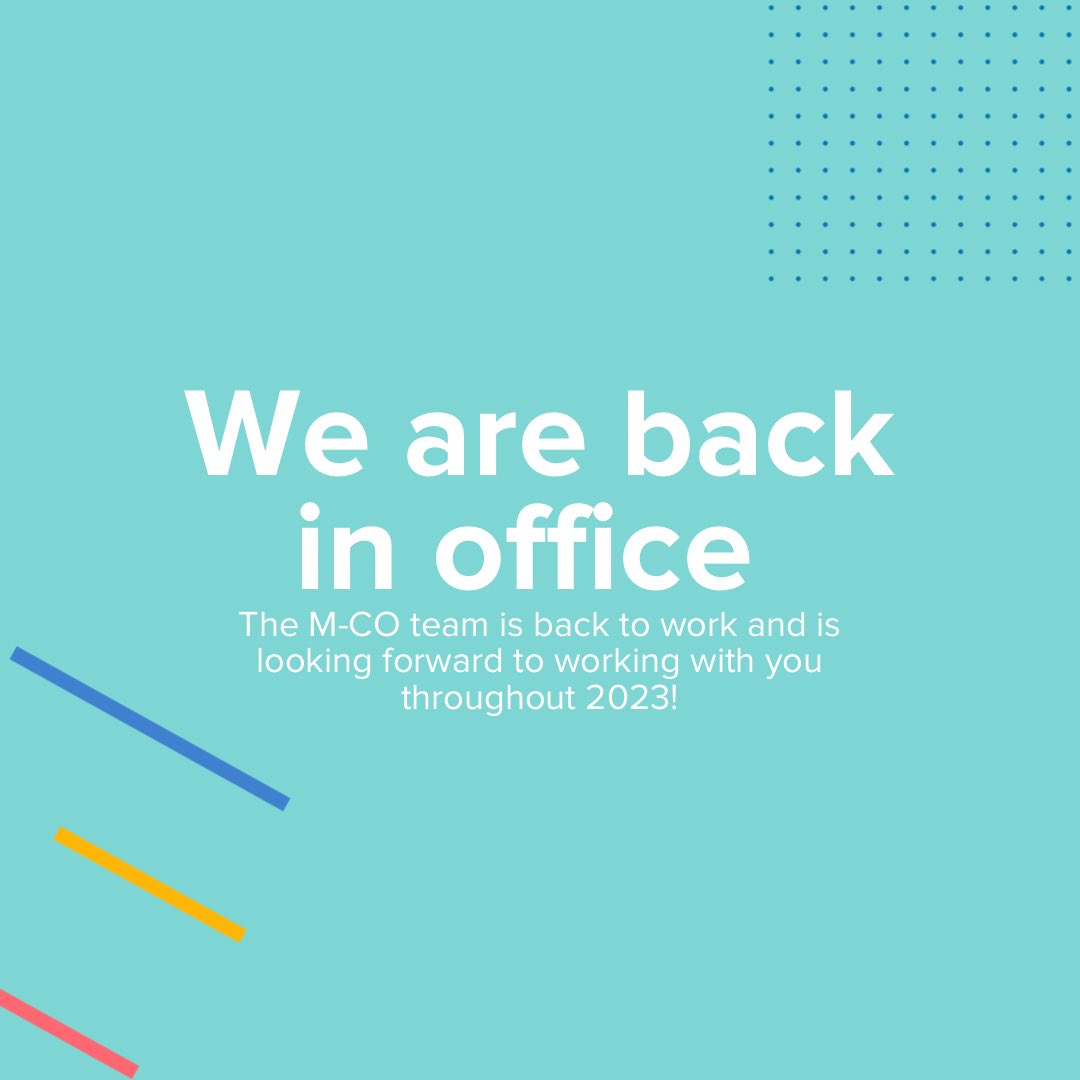 We’re back to work & ready for 2023! If you have a project big or small, established or in its infancy, that you think could benefit from our experience, insight & track record in bringing projects from concept to completion, we’d love to talk to you. Contact info@mco.ie