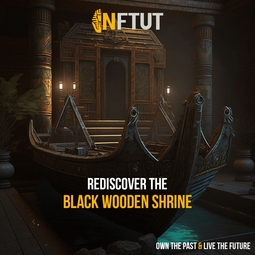 The Head of Jackal was discovered inside a shrine made of black wood on the northern wall.

Let's relive the legendary dynasty era!

Visit our website and checkout the roadmap:
nftut.io 

#NFTut #Pharaohs #AncientEgyptians #NFTs #Metaverse #Upland #Ethereum