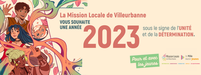 La Mission Locale de Villeurbanne vous souhaite ses meilleurs vœux pour l'année 2023✨

#PourEtAvecLesJeunes #En2023 #MissionLocale #Villeurbanne