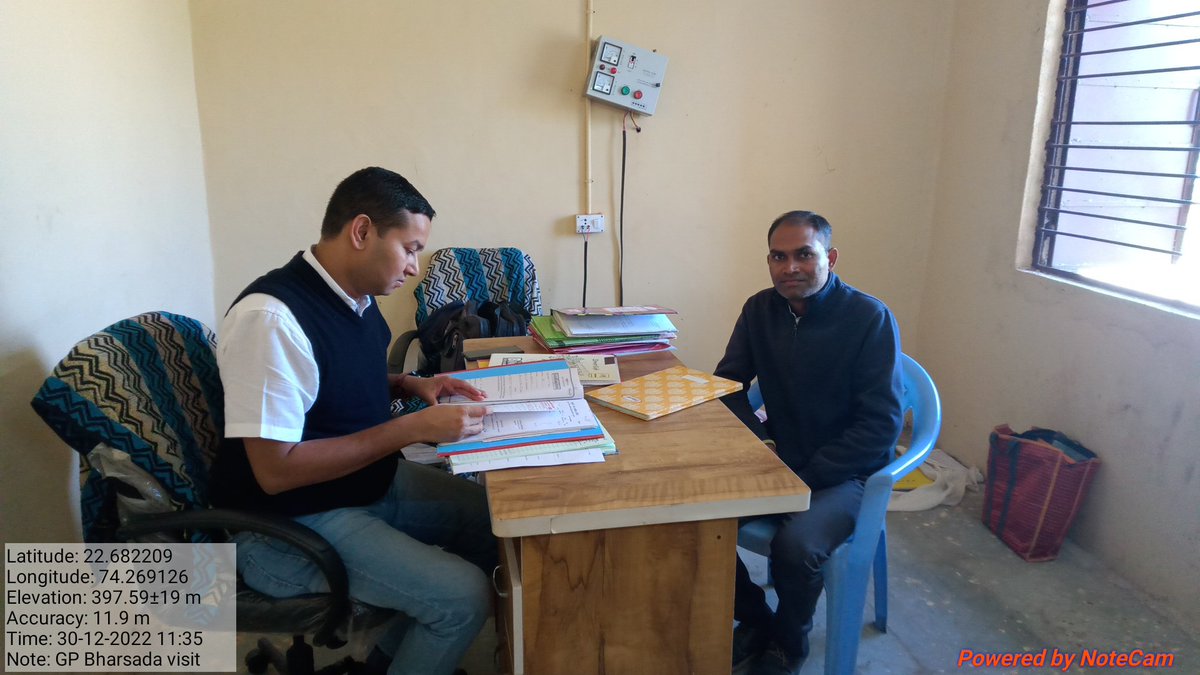 TDO_Garbada's tweet photo. Visited Bharasada village (30 Dec), carried out record inspection of Gram Panchayat. Visited various works undertaken by gram panchayat under 15 th FC and other schemes.Visited running works under MGNREGA.@DahodDdo https://t.co/C4lAxGyqVz