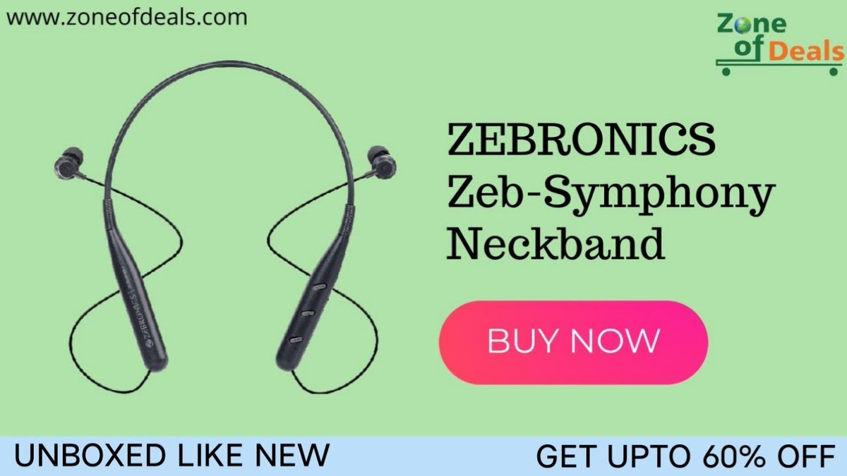 Buy Zebronics ZEB Symphony Bluetooth Neckband Unboxed Like New @ Lowest Price.
COD Also Available.
Safe Shipping Through Reputed Courier Services.
#neckbandearphones #unboxed #openboxgadgets #infinityglide120 #jblearphones #jblneckbands #wirelessneckband #bluetoothneckband #neck