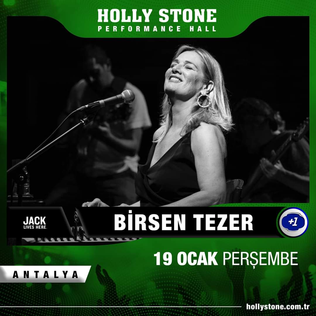 BİRSEN TEZER 19 Ocak Perşembe Holly Stone Performance Hall Antalya sahnesinde

🎫Biletler hollystone.com.tr ve Holly gişede

#birsentezer #hollystone #antalya #artıbir #jackliveshere