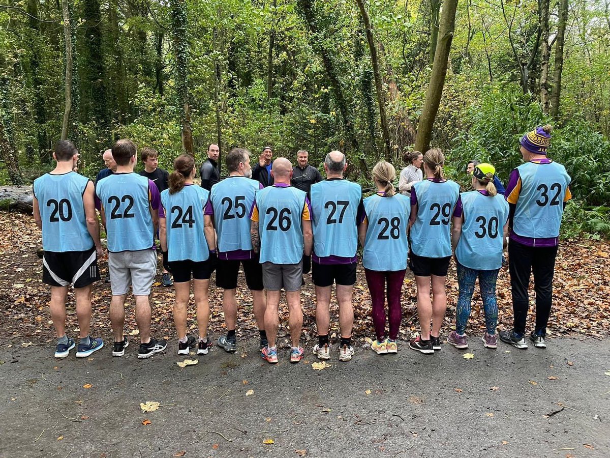 hillsforestpr's tweet photo. Full team of pacers for Saturday’s @parkrunUK at Hillsborough Forest 🎽 Thanks to all our pacers who have come forward to don the blue bib! #loveparkrun 🧡 #pacerweek https://t.co/pdOwajiuLj