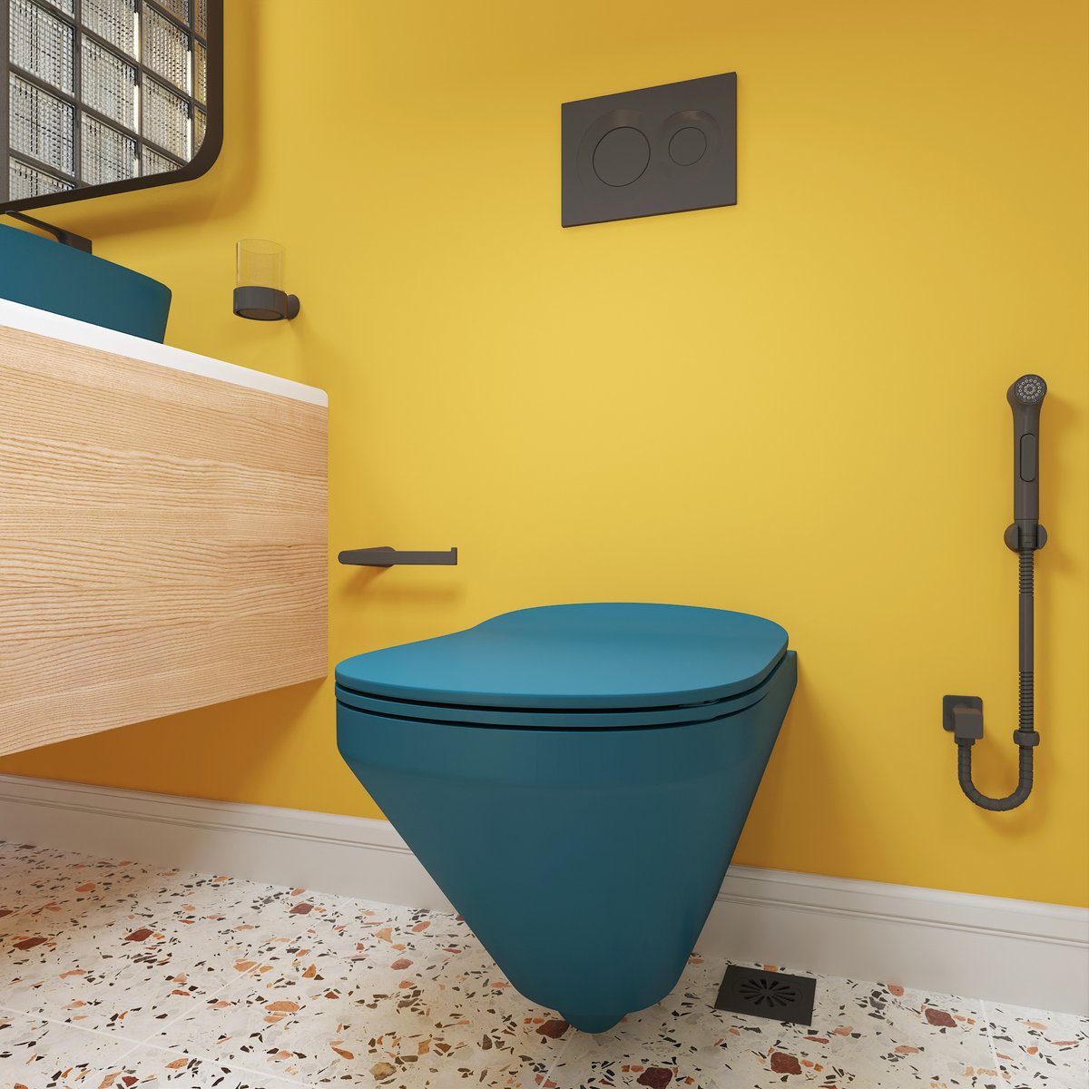 For a warm and welcoming bathroom, make note of this #KohlerBoldLook featuring the Peacock range from Kohler. Shop now: shopkohler.in . . . #Kohler #KohlerIndia #BathroomDecor #DecorInspo #Luxuryspaces #Luxurylifestyle #Bathroomdesign #Homedecor #ColoursbyKohler