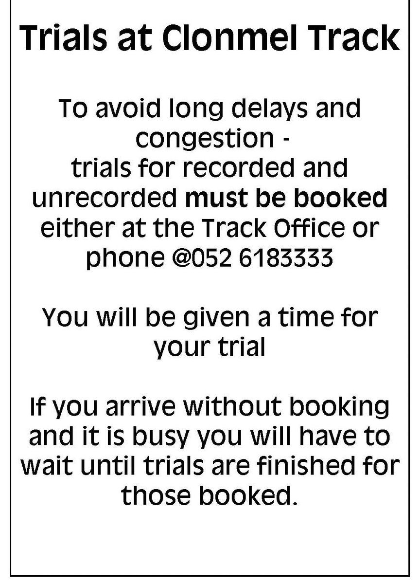 Clonmel Greyhounds (@clonmeltrack) on Twitter photo 