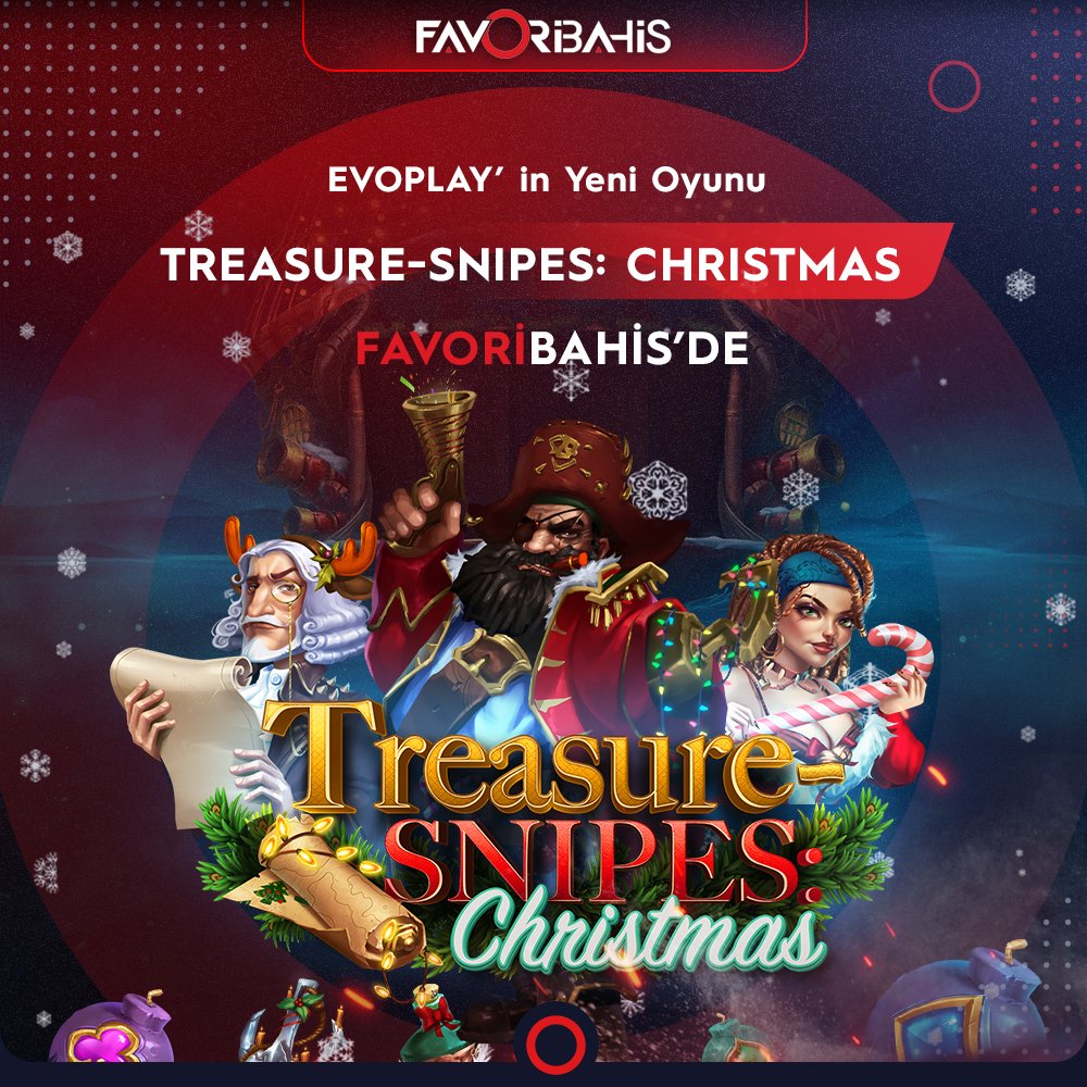 #Favoribahis'ten Yeni Heyecanlar..!

☑️ Evoplay  Sağlayıcısının Yeni Oyunu;
❣️Treasure - Snnipes:  Christmas ile Eğlencelere dalın..!

🎯  Favoriniz bir tık uzağınızda 👍
🔗  favoriguncel.com/sosyal