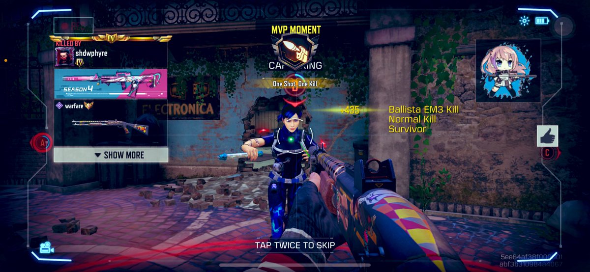 shdwphyre's tweet photo. So tiring! But almost #Legendary (v12) again! Yay! #GrandMasterV @PlayCODMobile @garenacodm #HeyGrrrlNiceShot #rankedMP #Domination #AreYouOnCoDM #CallOfDutyMobile https://t.co/H3khNoY1fO