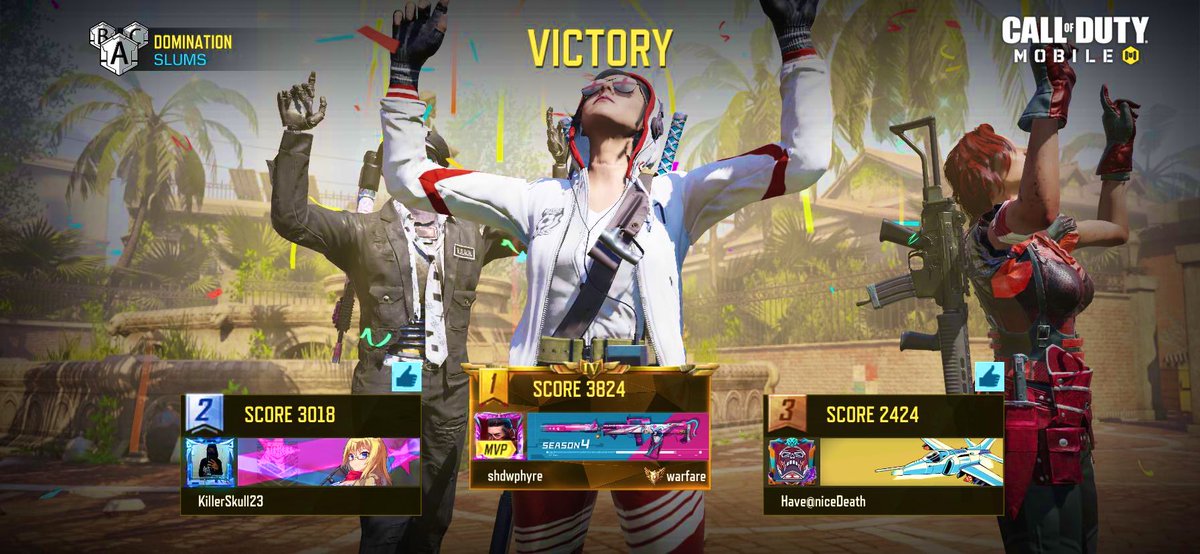 shdwphyre's tweet photo. So tiring! But almost #Legendary (v12) again! Yay! #GrandMasterV @PlayCODMobile @garenacodm #HeyGrrrlNiceShot #rankedMP #Domination #AreYouOnCoDM #CallOfDutyMobile https://t.co/H3khNoY1fO