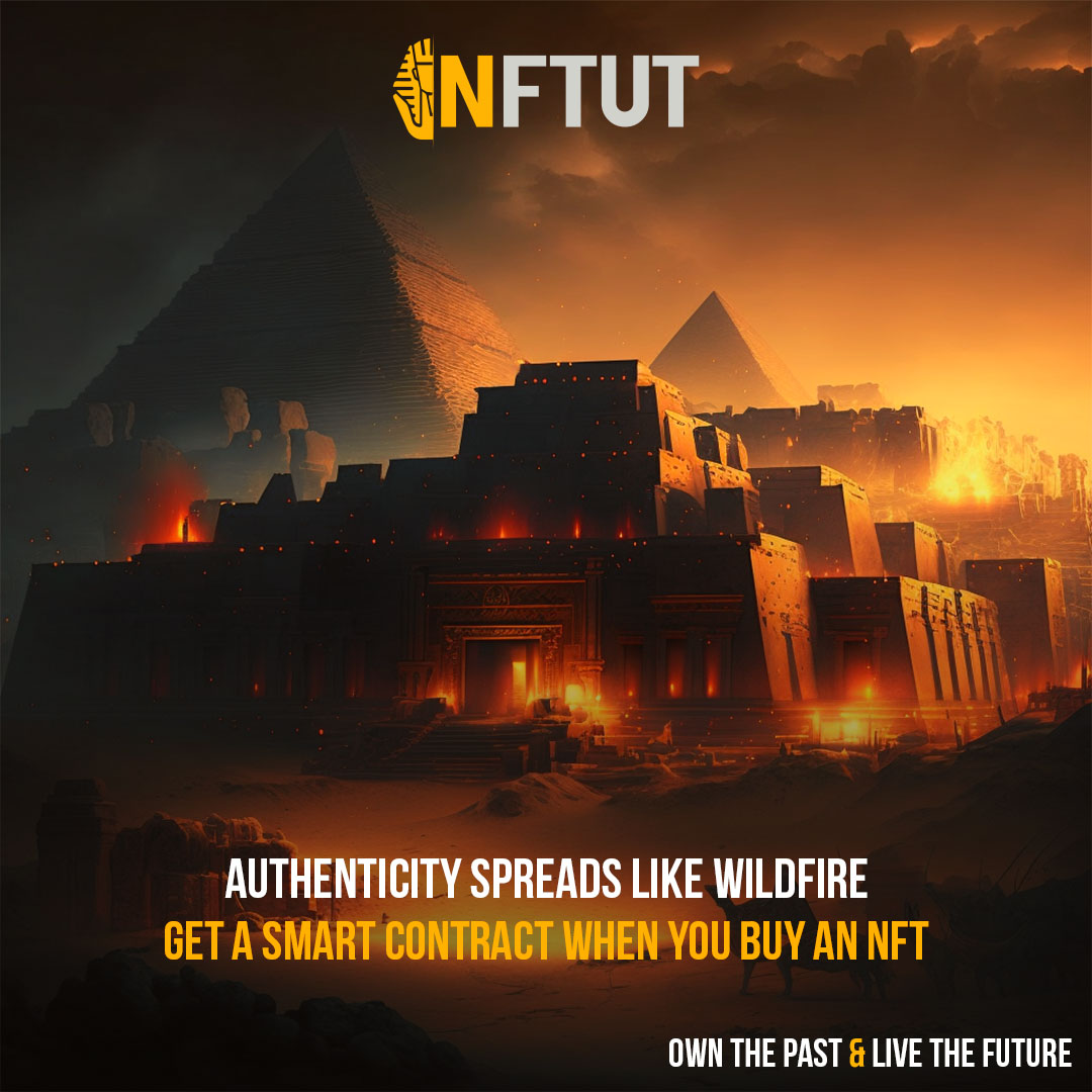 Authenticity spreads like wildfire. Power enjoys expanding.

You get a smart contract for your matchless utilities from our NFT collection when you buy an NFT from NFTUT!

#NFTut #AncientEgyptians #NFTs #Metaverse #Upland #Ethereum