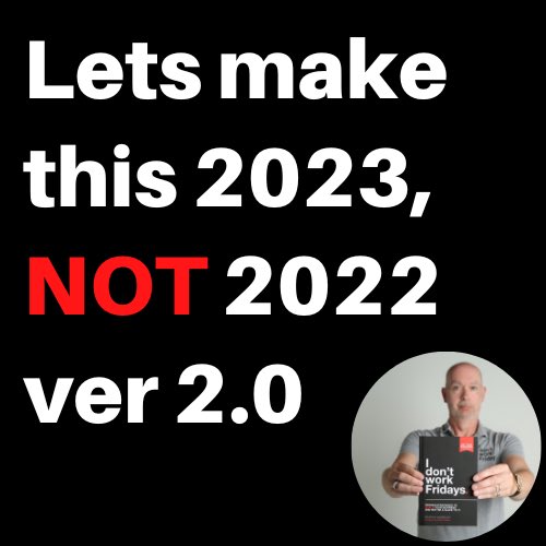 Happy New Year to You. Let’s make this 2023, NOT 2022 Ver. 2.0 ❗️

Time to get off that Hamster Wheel and stop doing the same things over and over again, repeating the same year, getting the same old results.  

#newyear #businessgrowth #scaleup #businesssuccess #mentor