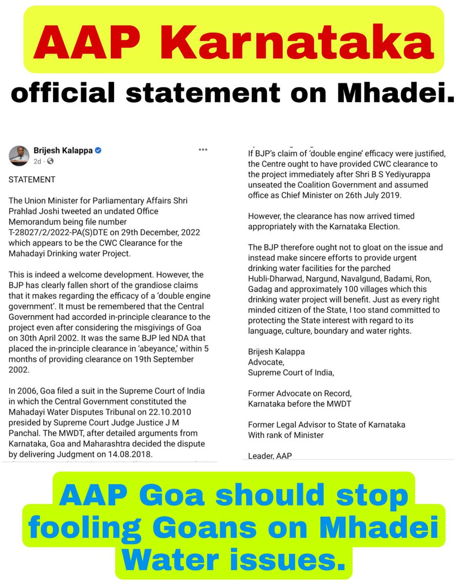 naikanish7's tweet photo. @AmitPalekar10 Yes! You said it right a few days back… Politics is very ‘CHIVAT’. This are the double standards of @AamAadmiParty . @AAPGoa is only here to fool Goans. #SelfExposed #Beware https://t.co/6oIvS2QcLE