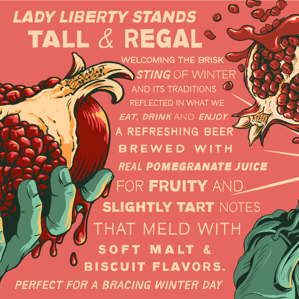 HunterdonBrew's tweet photo. This colorful beer is brewed with real pomegranate juice for fruity, slightly tart notes. Why not give your stomach AND your eyes a treat 👀 🍻  @21stamendment #21stamendment #hellorhigh #hellorhighpomegranate #craftbeer #beer #hunterdon #hunterdonnj #hunterdonbrew https://t.co/qjwqmUiEIk