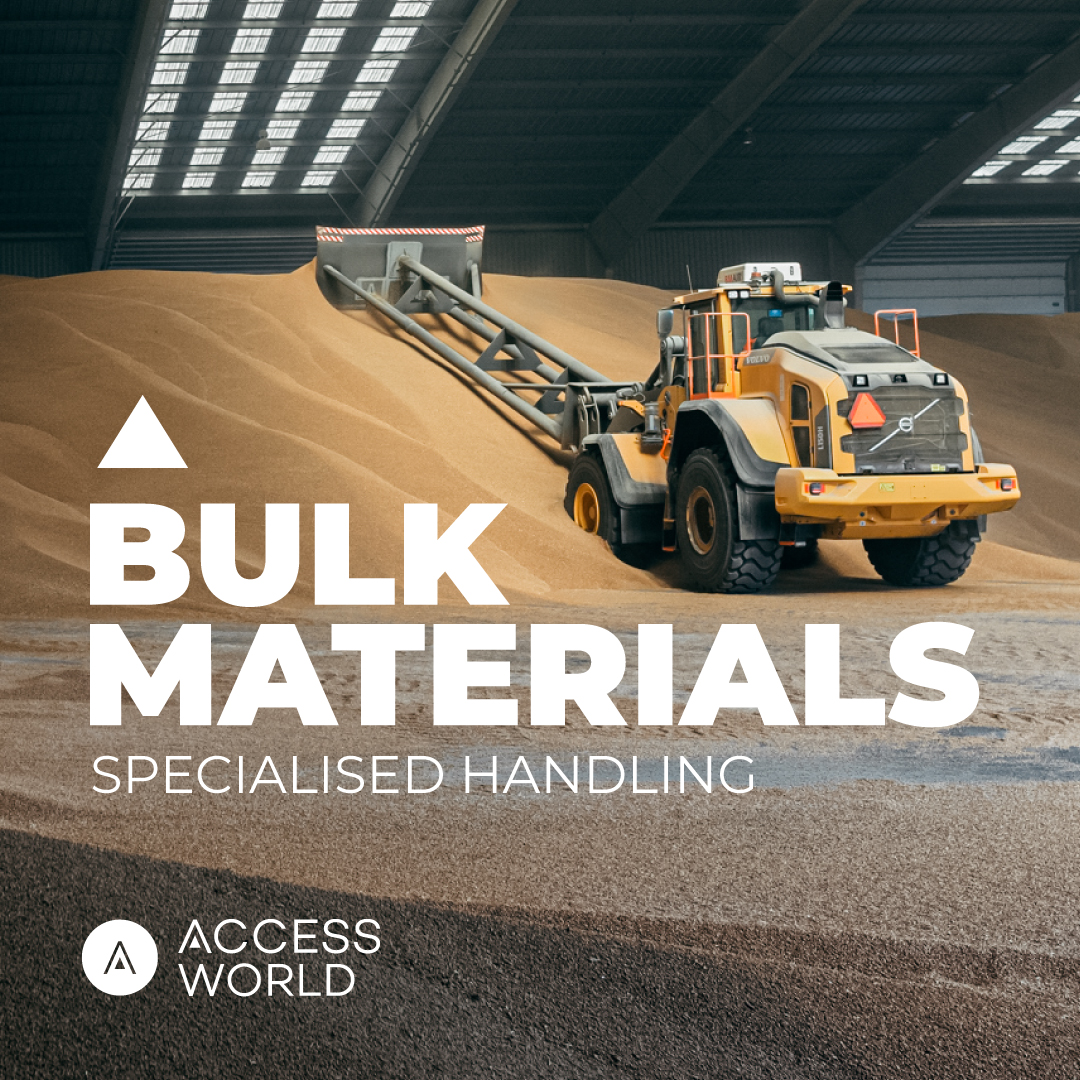 AccessWorldLSP's tweet photo. At #accessworld we do not limit ourselves to packed materials &amp; therefore we have several facilities specialising in handling bulk materials. These materials can differ from Grain &amp; other Agricultural products to Concentrates, Ferro Alloys, Sulphur &amp; even solid (woody) Biomass. https://t.co/eiErep1ybs