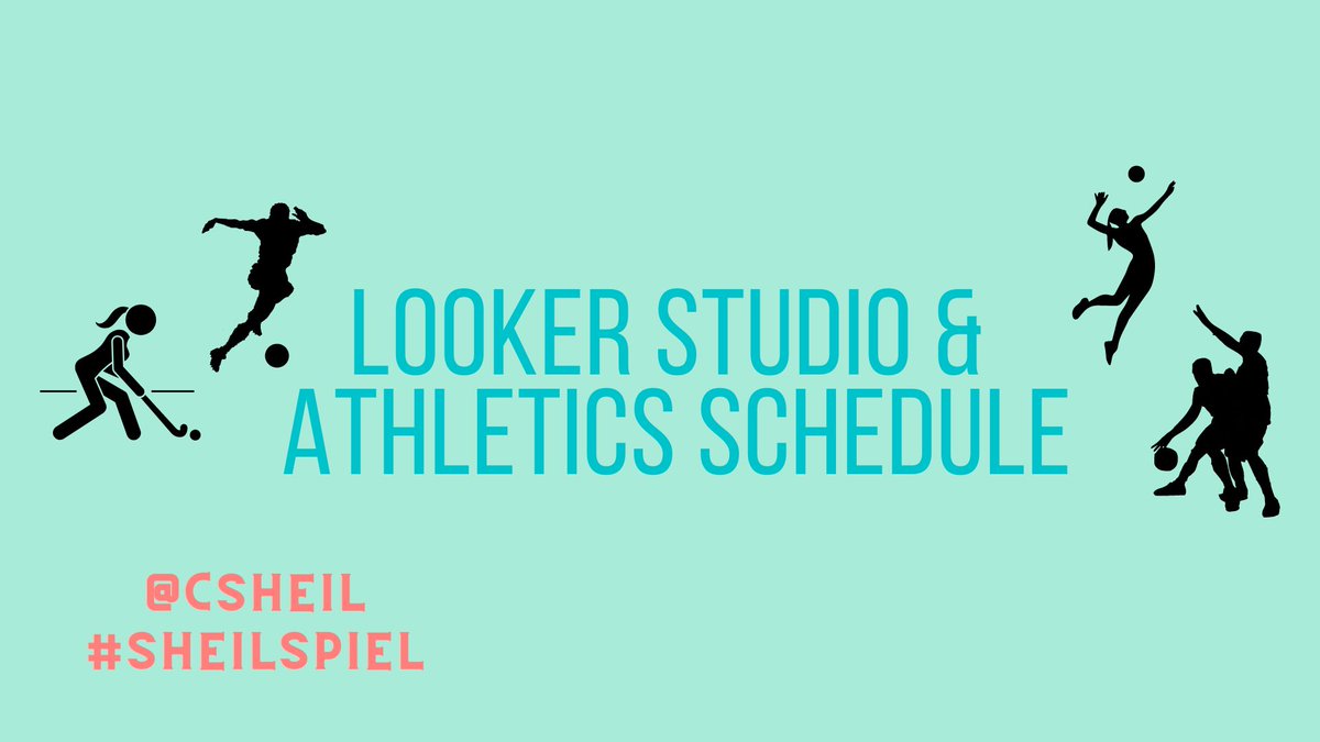 Latest #SheilSpiel Blog Post: 'Looker Studio for Athletics Schedule' #LookerStudio #nhed #bhstech222 #datastudio craigmsheil.com/2023/01/03/loo…