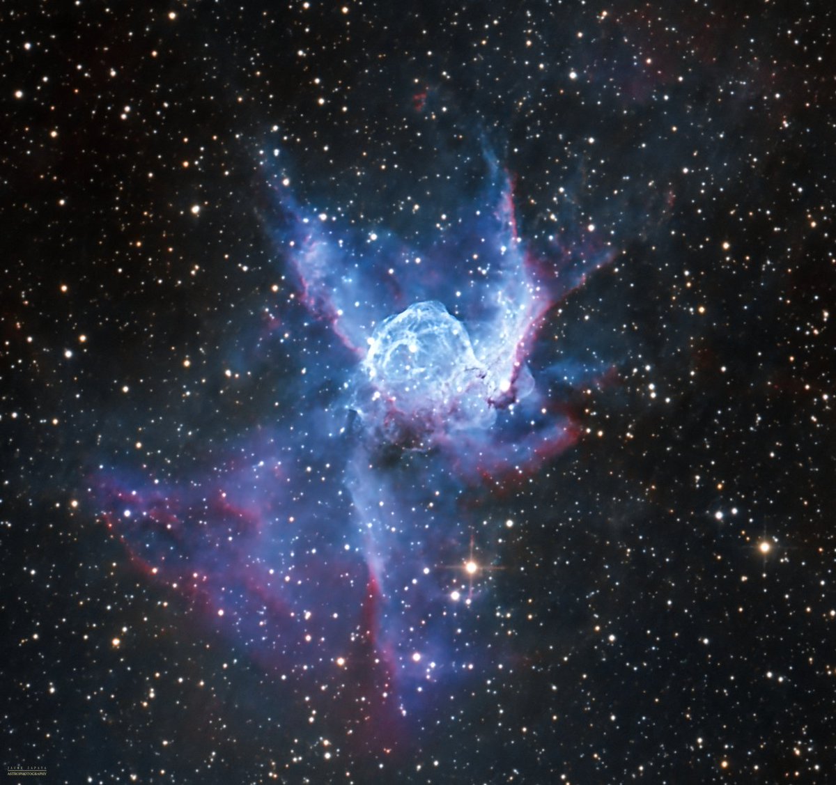 RT @jaume_zapata: Thor's Helmet 

#Astrophotography 

#cielosESA https://t.co/lAppksz0Cc