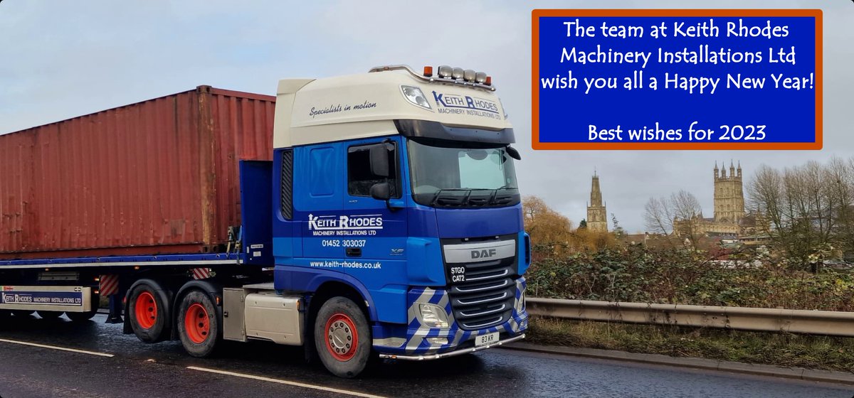 We hope all our clients, customers, colleagues, friends and followers have had a wonderful festive season.  
We look forward to seeing you all for more transport and machinery projects over the New Year and the coming months.  
Carl 📸
#KeithRhodesMachineryInstallationsLtd