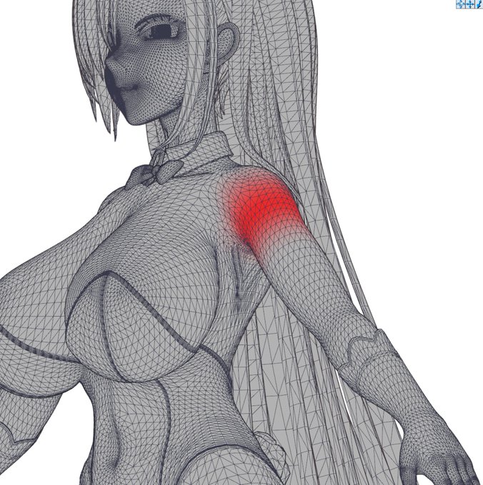 脇のウェイト修正やってく(クソ面倒くさい 