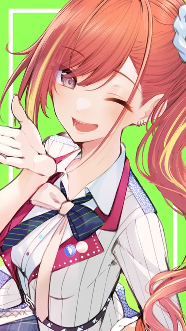 冬コミのサークルカットの絵完成させました!顔がかわいい!!!#アイドルマスターシャイニーカラーズ #有栖川夏葉 