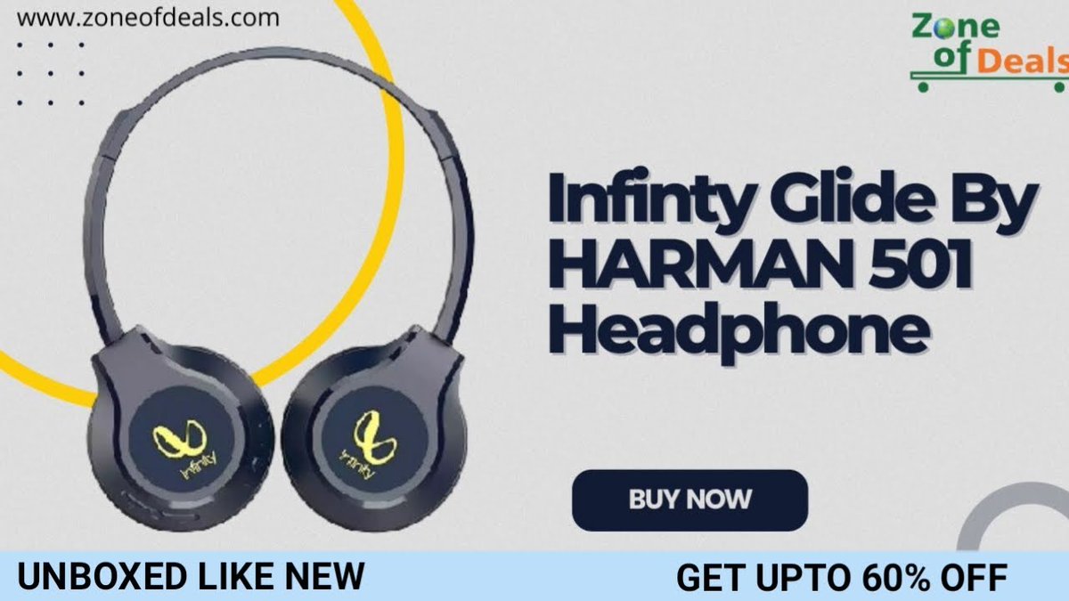 Buy Infinity Glide by HARMAN 501 Wireless On Ear Headphone with Mic – Unboxed Like New.
COD Also Available.
Safe Shipping Through Reputed Courier Services.
#neckbandearphones #unboxed #openboxgadgets #infinityglide120 #bluetoothheadset #bluetoothheadphones 
#openboxelectronics