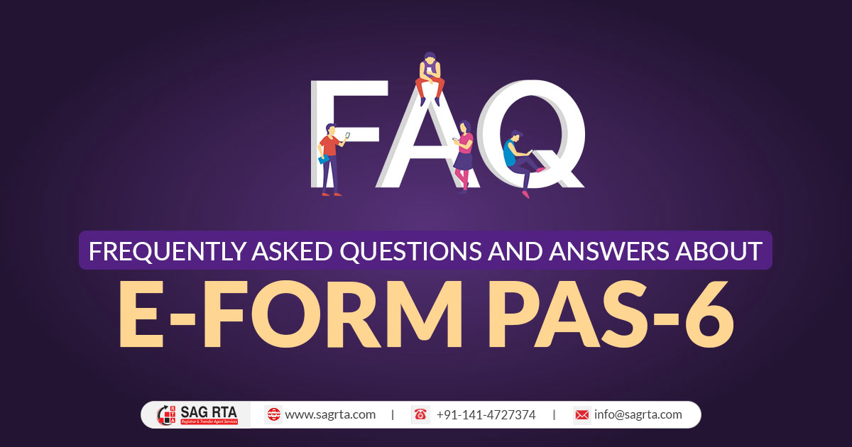 sag_rta's tweet image. Here are the Frequently Asked Questions (#FAQs) mentioned in the deployment of E-Form PAS-6 on #MCA.
Read more: bit.ly/3GbDXAC
#FormPAS6 #Sebi #rta #sagrta