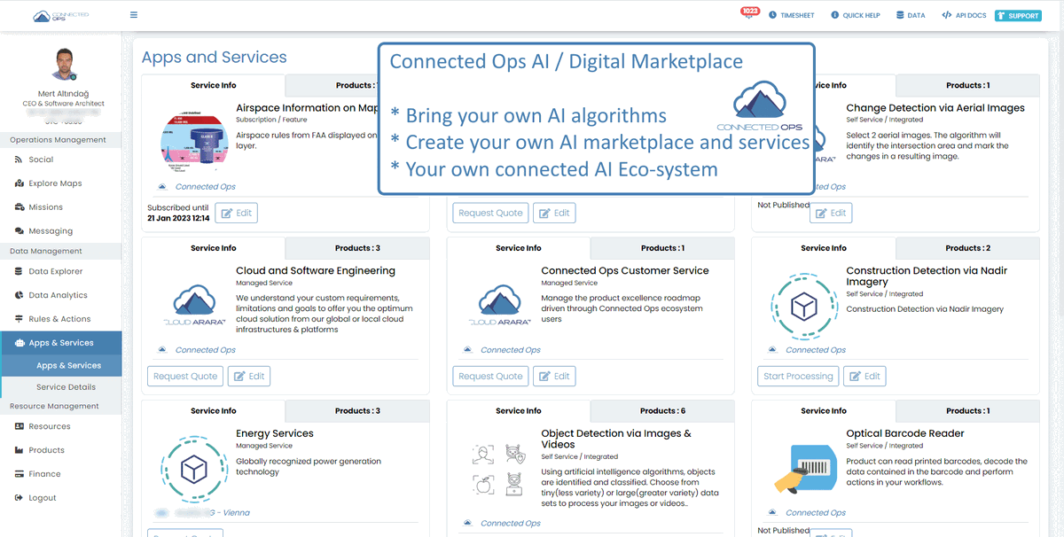TheConnectedOps's tweet photo. Today's feature : #AI #workflows and automated #Digital #Procurement process.

Connected Ops provides extensive AI infrastructure, software and procurement processes. You can create your own AI &amp; Digital marketplace and eco-system.

New digital #technologies shall avoid humans. https://t.co/GeEAycmYjR