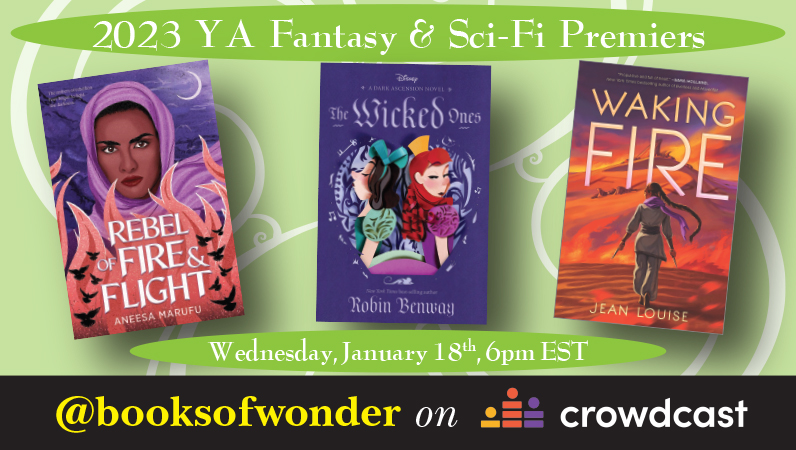 Be sure to join us for a sensational panel of new YA Fantasy and Sci-Fi reads by @RobinBenway, @WriteJeanLouise, and @AneesaMarufu 🎉✨📚 tune in here: crowdcast.io/e/2023-ya-fant…