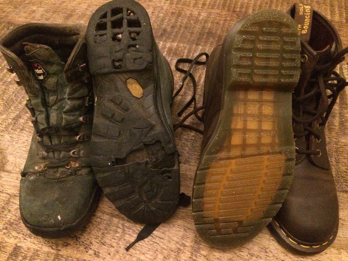 It's so hard to give up on beloved clothes... but it was really time for a new pair of boots.