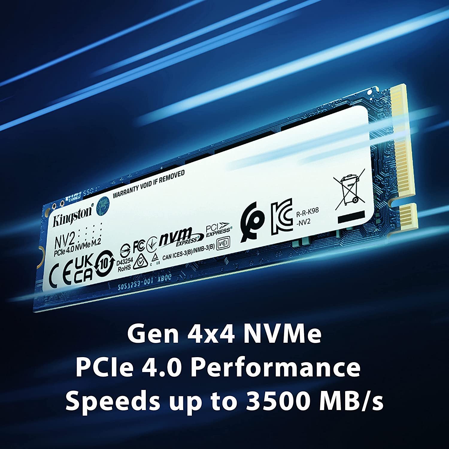 M.2 NVMe Commercial PCIe Gen 4 500GB