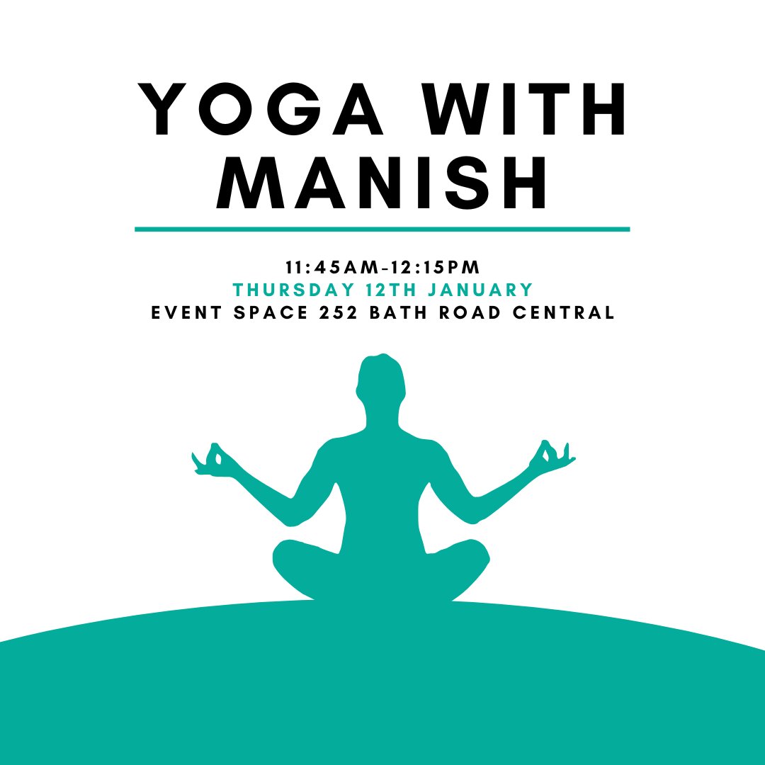 Have you booked your space yet? 

⏰ 11.45am-12.15pm
📅 Thursday 12th January
📍 Event Space 252 Bath Road Central

To book a space please email events@bathroadcentral.com with your name and company.