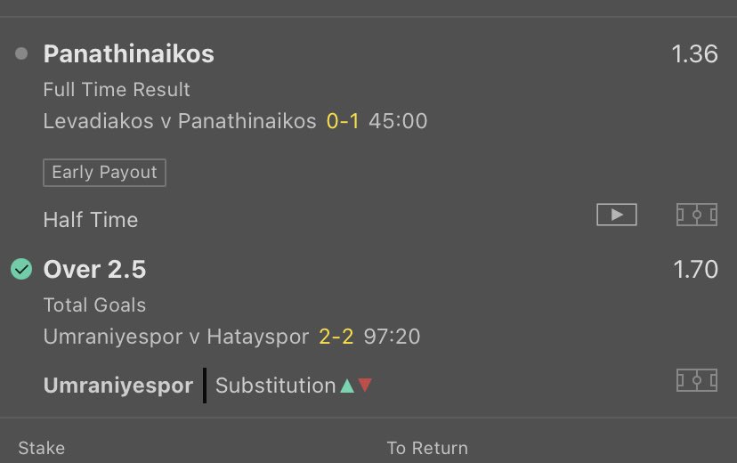 Goals Galore on Twitter "Nice little personal double cashing this one