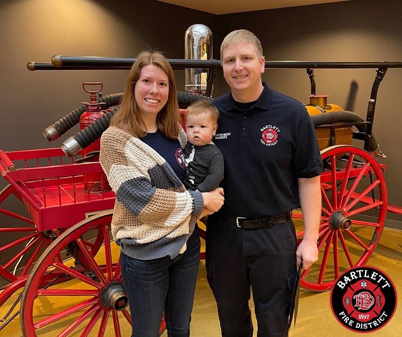 BartlettFire's tweet photo. Congratulations to our newest member of the Bartlett Fire District, Candidate Nick Manders. Please welcome the Manders Family! https://t.co/fzbCB6fO17
