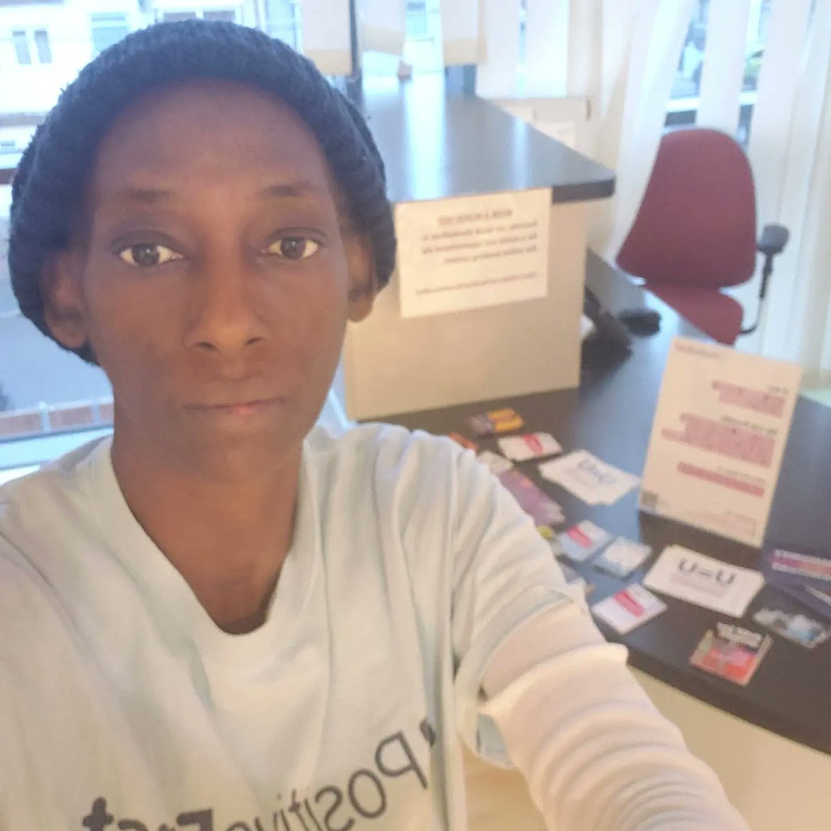 TrescaLouise's tweet photo. First @PositiveEast HIV and STI outreach and testing session
Here at Loxford Polyclinic until 6.30pm
#freerapidHIVtest #freeSTIscreen
#freecondoms
#HIVawareness
#UequalsU
#PEP #PrEP
#giveHIVthefinger ๐โ๏ธ๐#gettestedknowyourstatus
#StopHIVstigma
#rootedincommunity https://t.co/u4M9ieyRfK