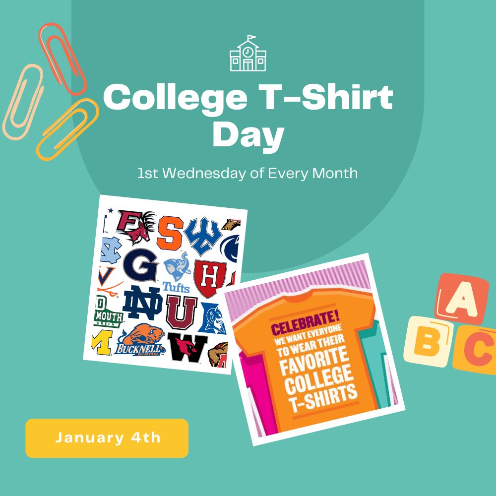 🎈🎉We’re excited to see everyone back tomorrow! Don’t forget to wear your favorite college shirt! #BelievePlanoISD