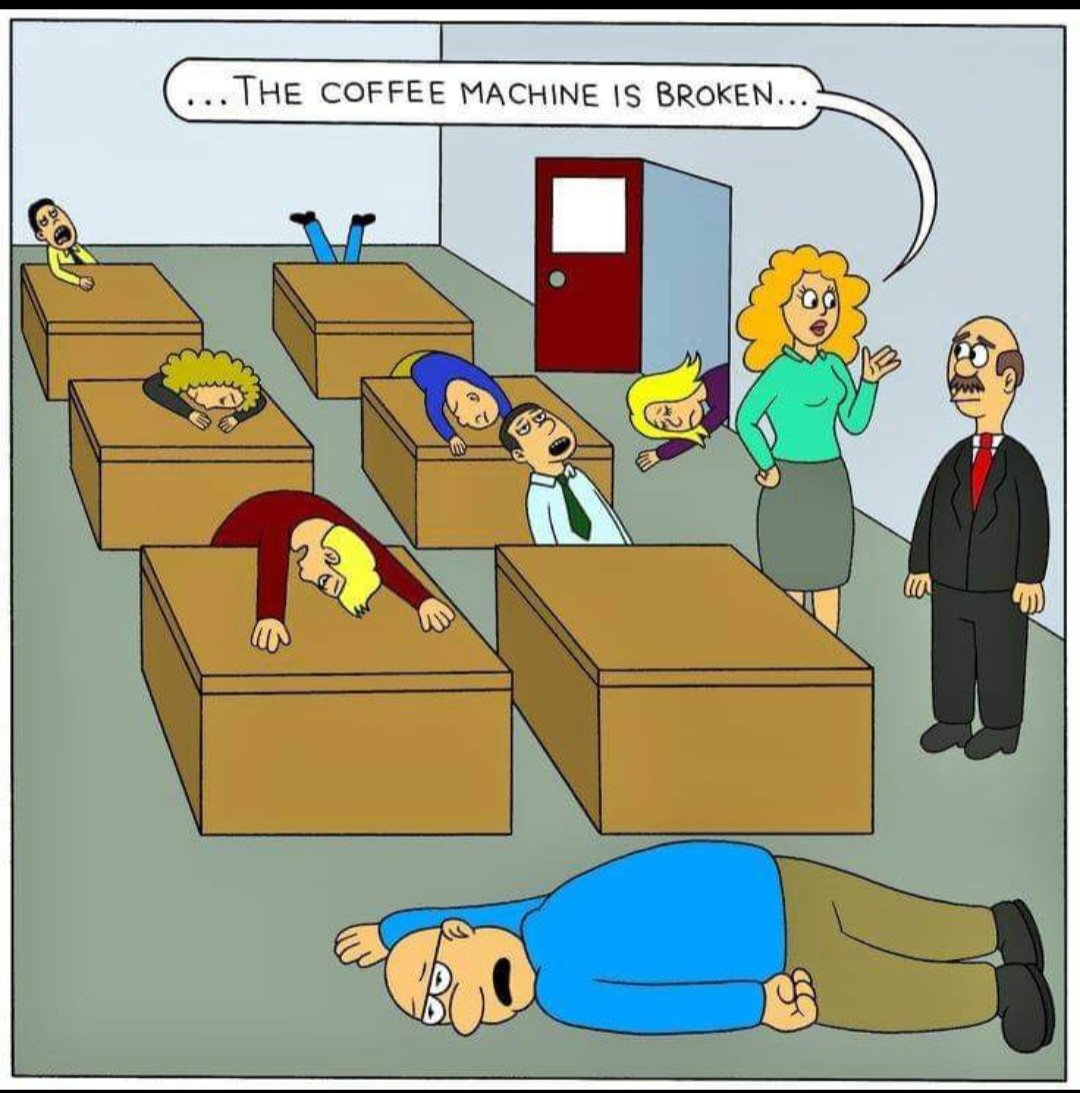 Your_Coffee_Fix's tweet photo. Noooo... no back to work for us🙄#nocoffeenoworkee #wakeusupwhen the #coffeesready ☕️#cheers https://t.co/ZryRjtgSEz