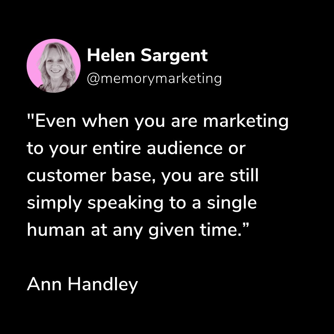 Make 2023 the year you stop thinking of potential customers as ‘prospects’ and instead, ask yourself how you can make sure your marketing speaks to them as individual people. 

What would your top tip be for this?
#copywritingtips #marketingtips