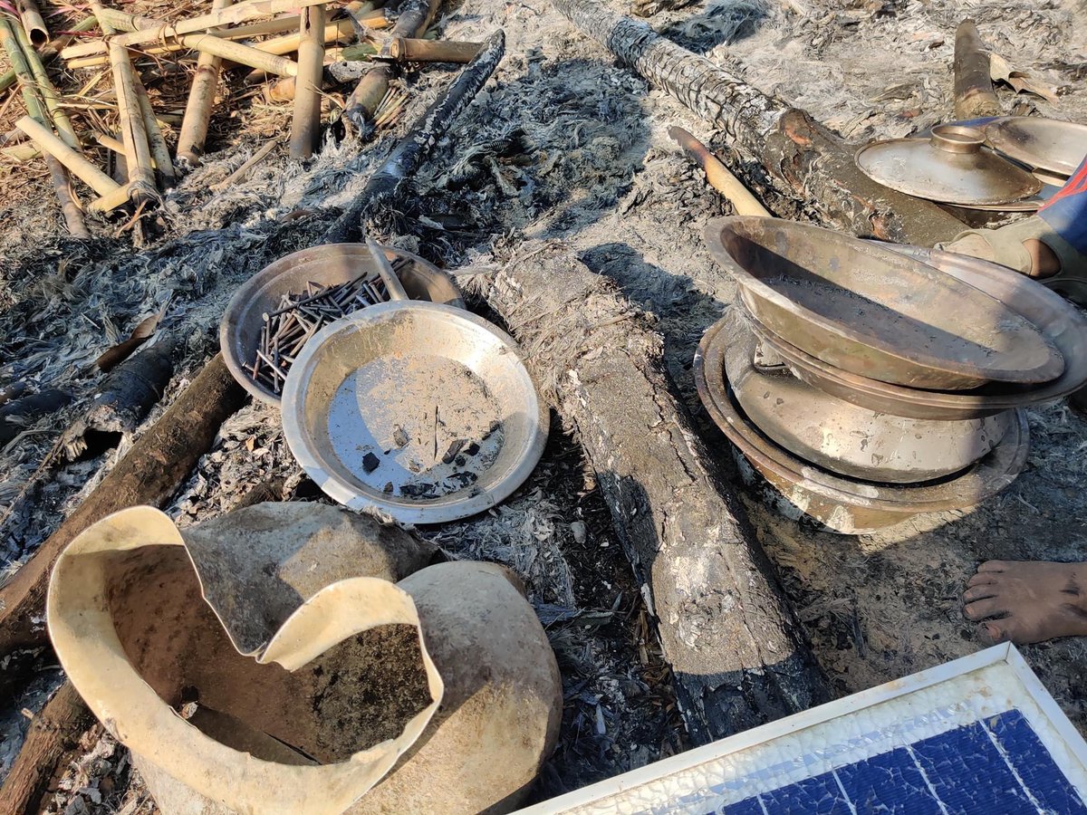 ChtCommission's tweet photo. How New Year started for the indigenous Mro people of Lama, Bandarban. Read the press statement from the CHTC here: https://t.co/aCggAQ1MG4 @UN4Indigenous @UNHumanRights @amnesty @hrw #INDIGENOUS #humanrights https://t.co/osOXYkX2Kb